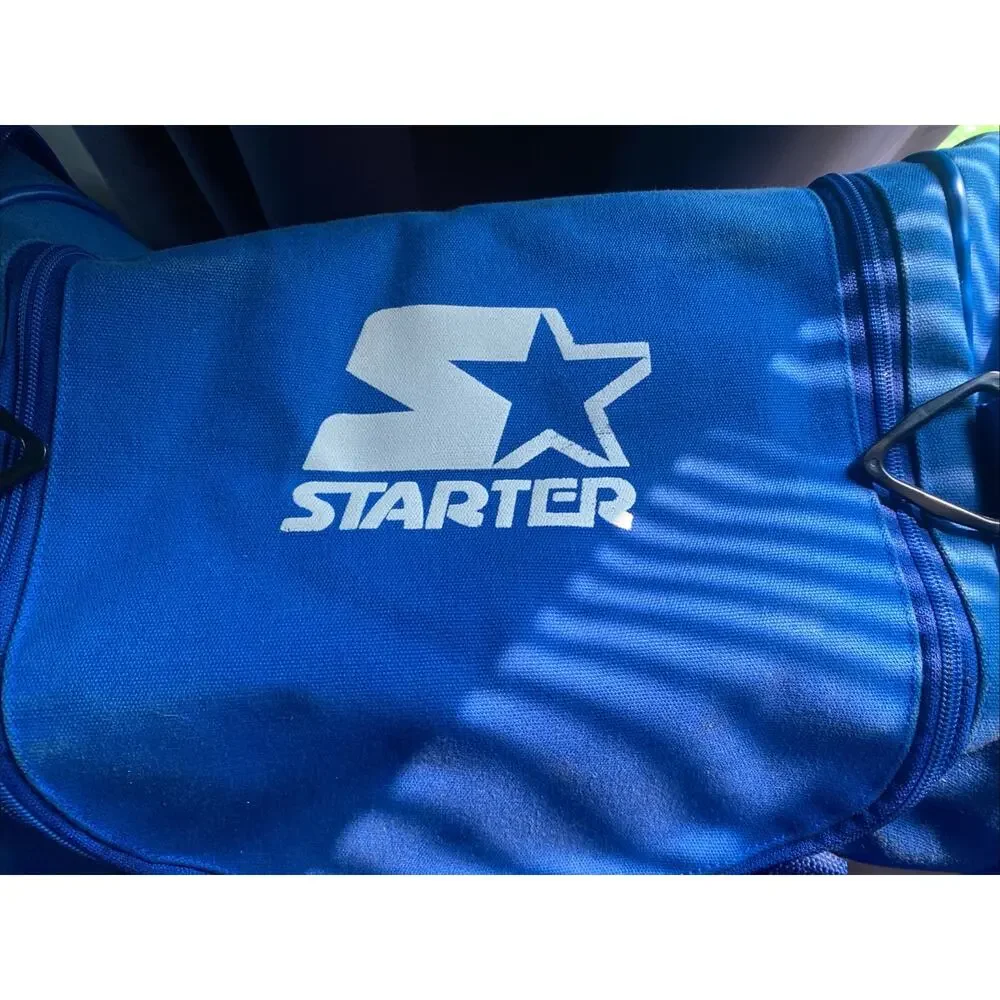 Vintage 90s New York Knicks NBA Basketball Starter Duffel Gym Bag Used